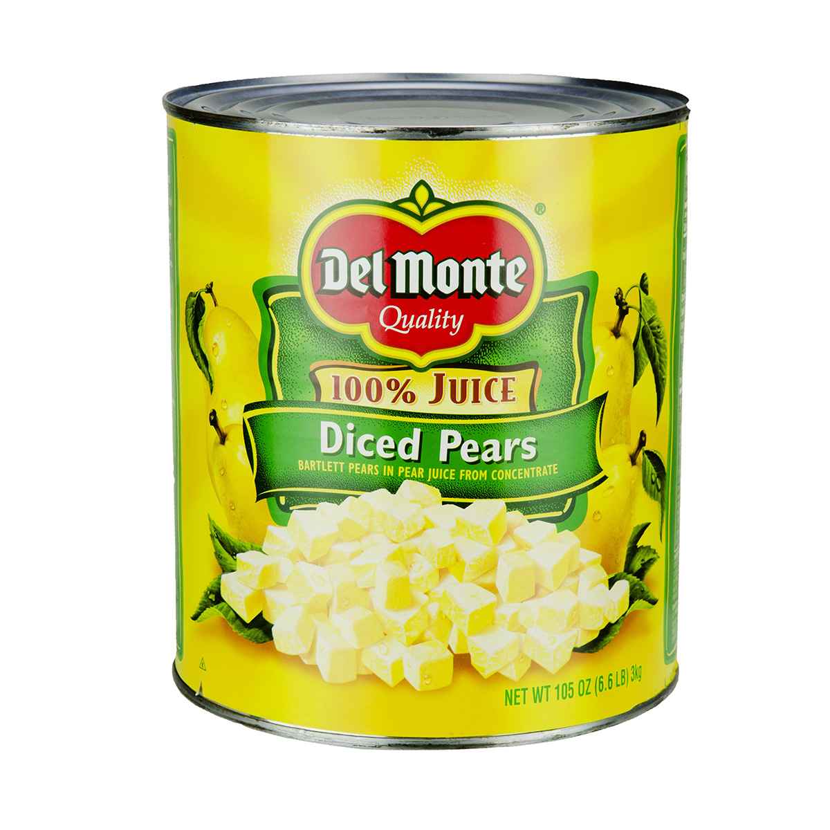 Del Monte® Diced Pears in 100 Pear Juice Del Monte Food Service